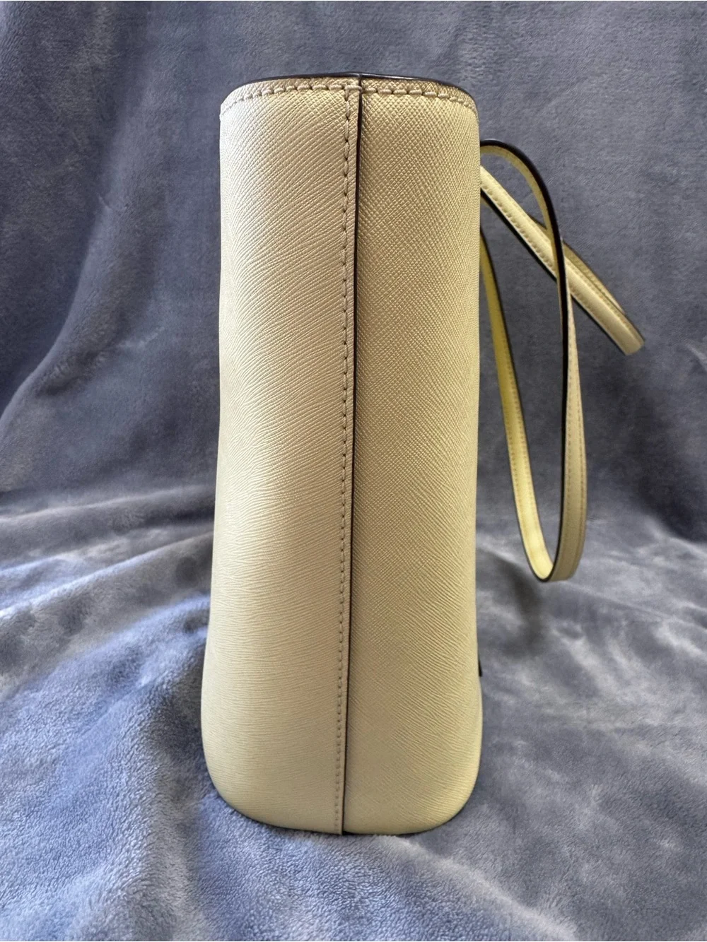 Tory Burch Lemon Yellow Leather Tote